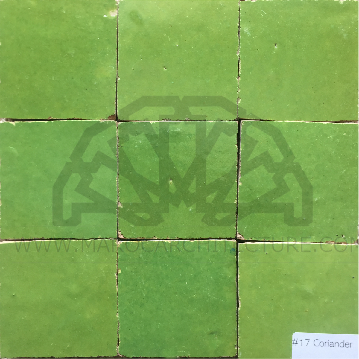4 by 4 Moroccan Zellij Tile