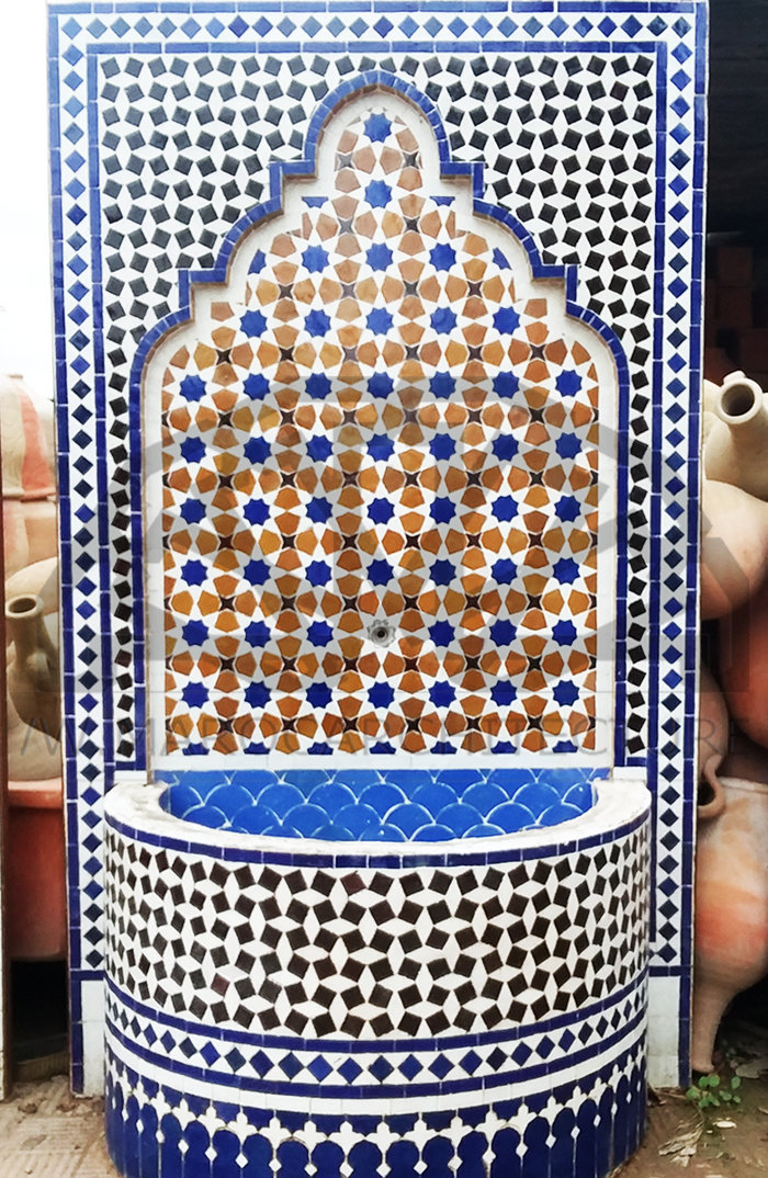 Moroccan Mosaic Fountain 18015