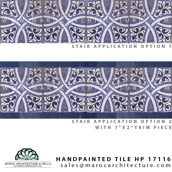 hand painted moroccan tiles