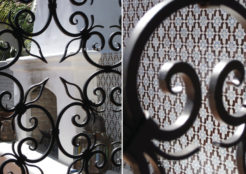 Moroccan tiles by Maroc Architecture et Zellij