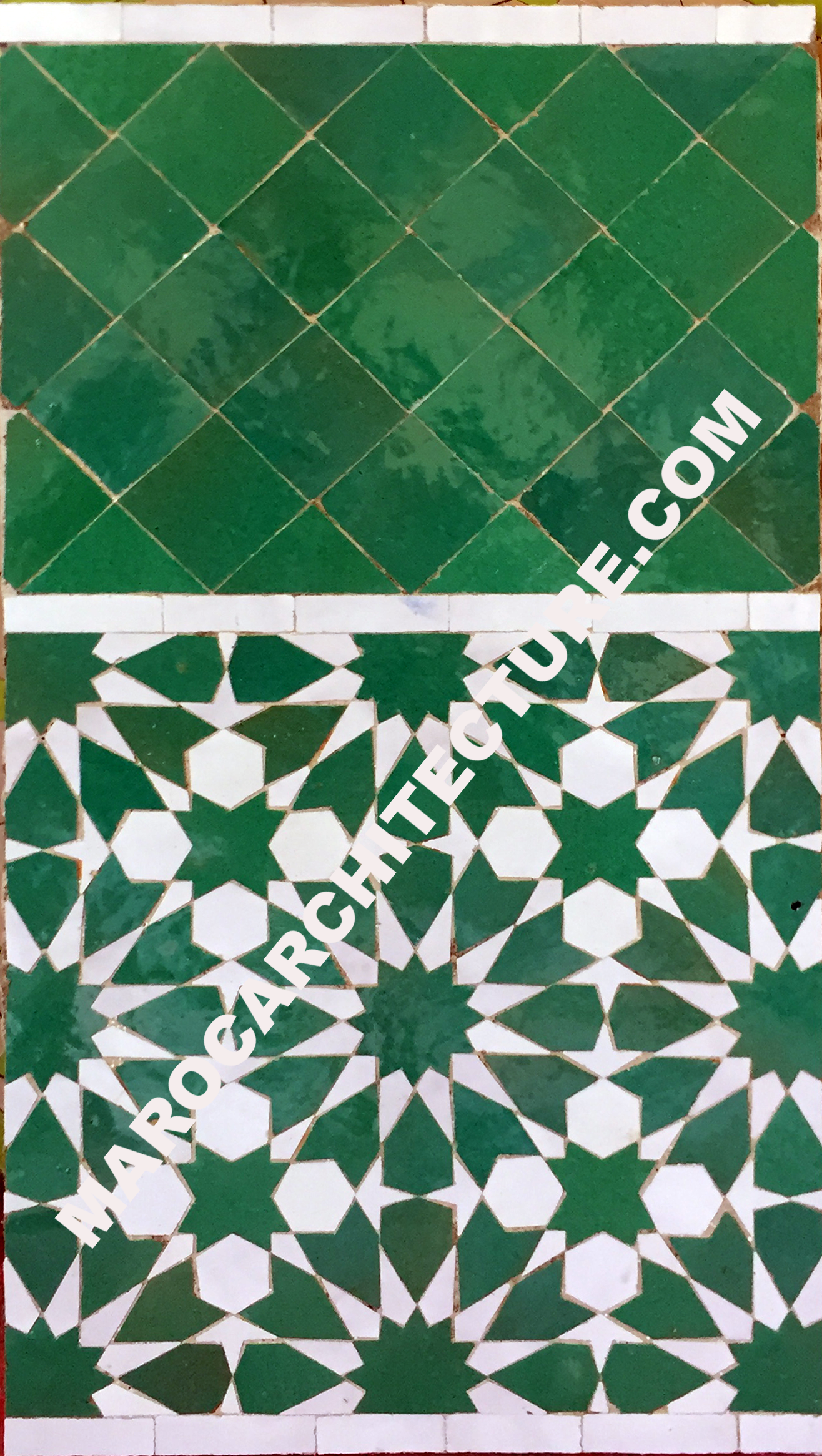 Moroccan mosaic tiles for kitchen backsplash