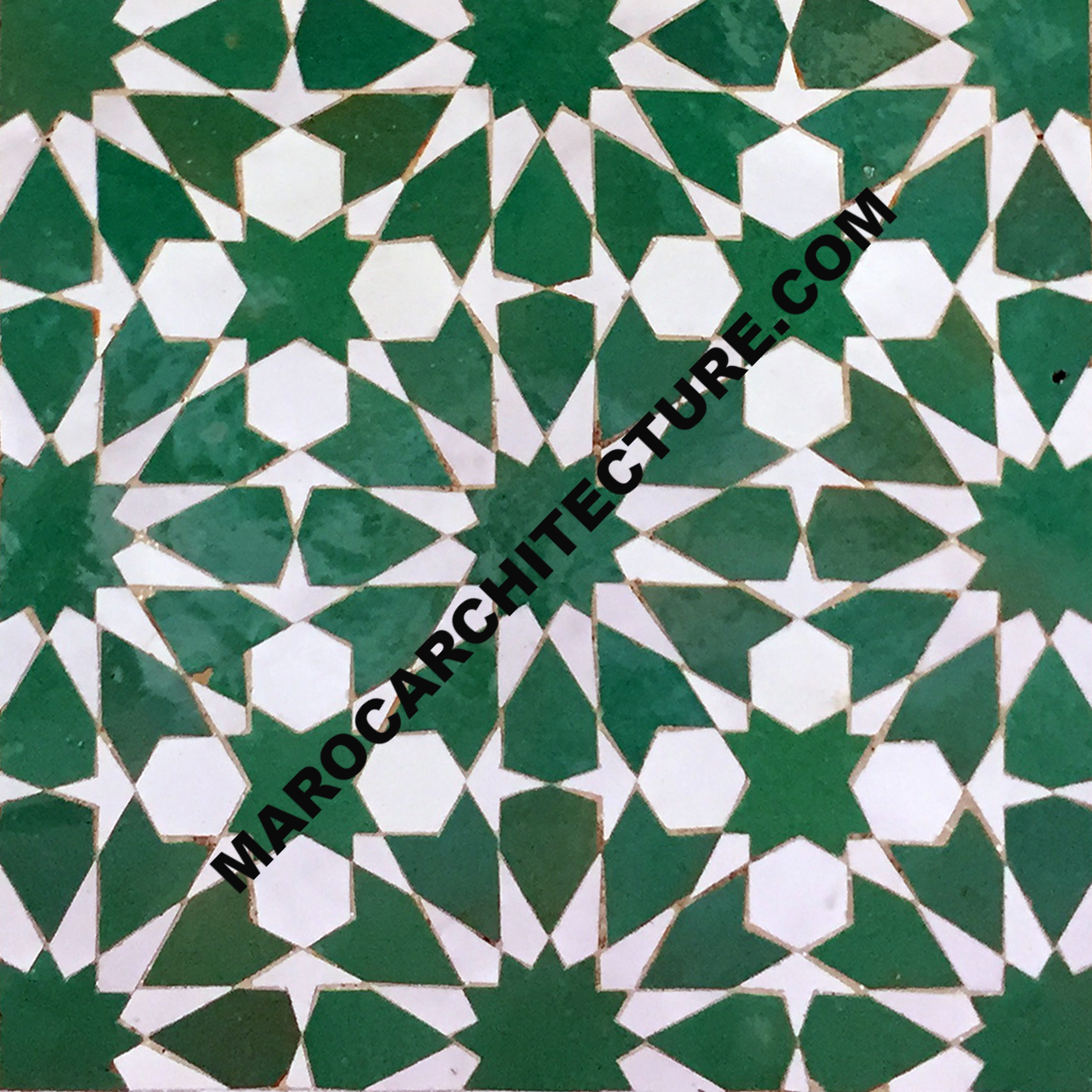 Moroccan mosaic tiles