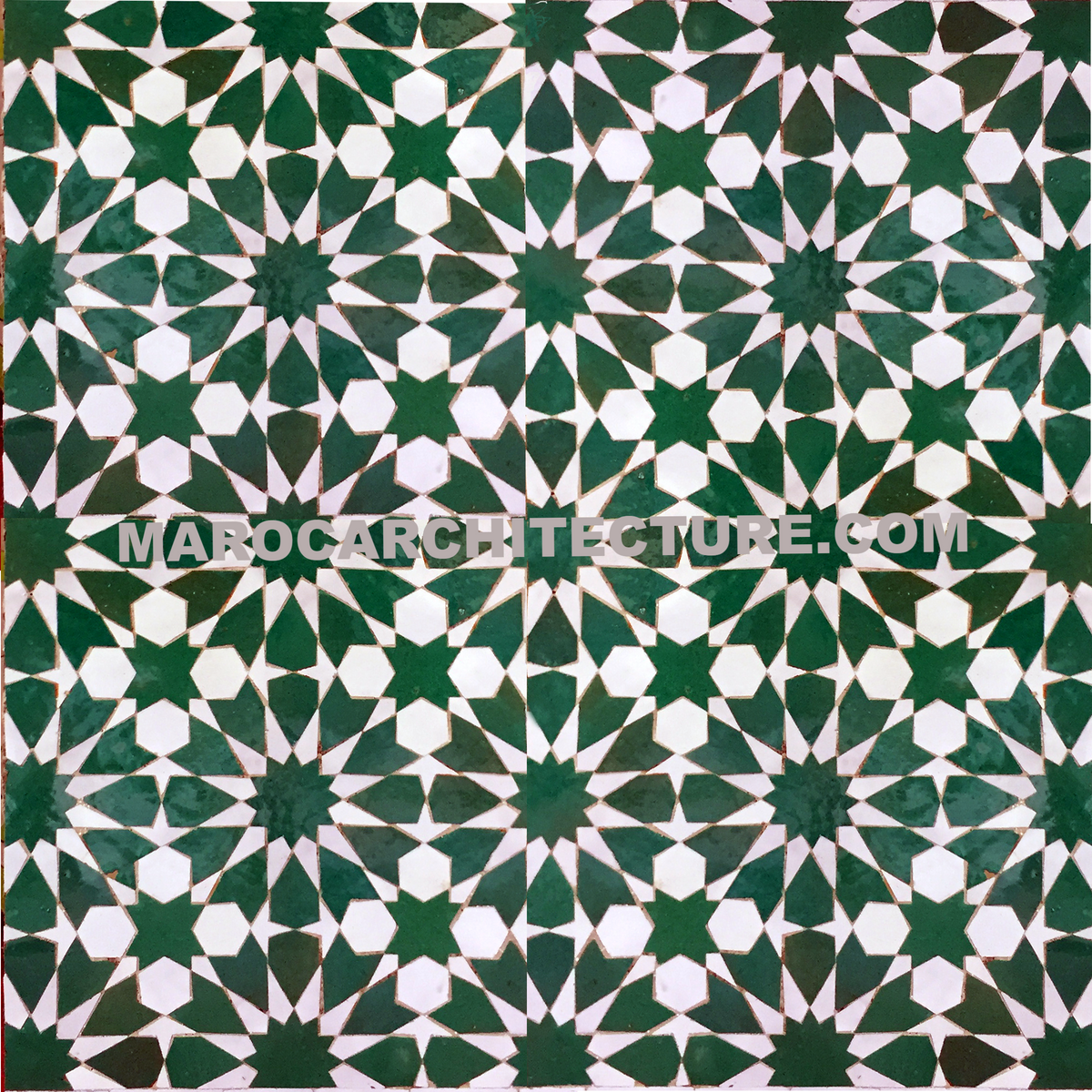 TWELVE POINTED STAR MOSAIC - 21102