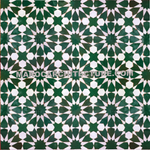 Moroccan 12 pointed star mosaic tile