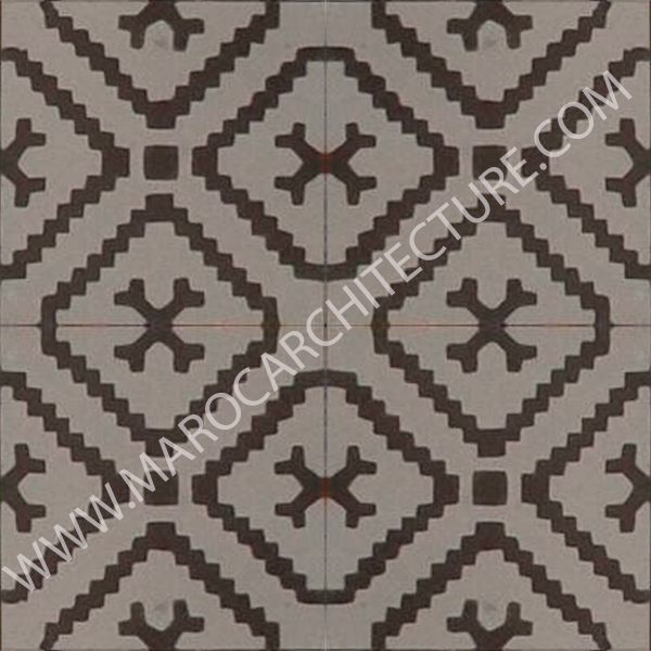 Moroccan cement tile by Maroc Architecture et Zellij