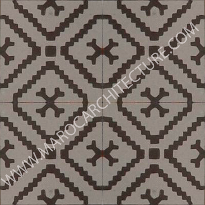 Moroccan cement tile by Maroc Architecture et Zellij