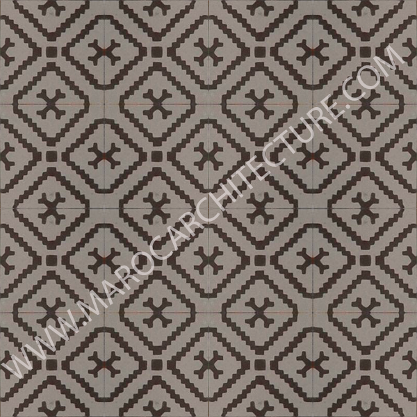 Moroccan cement tile by Maroc Architecture et Zellij