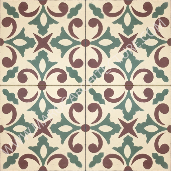 Moroccan cement tile by Maroc Architecture et Zellij