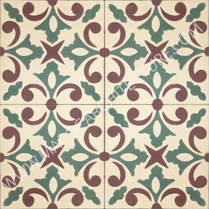Moroccan cement tile by Maroc Architecture et Zellij