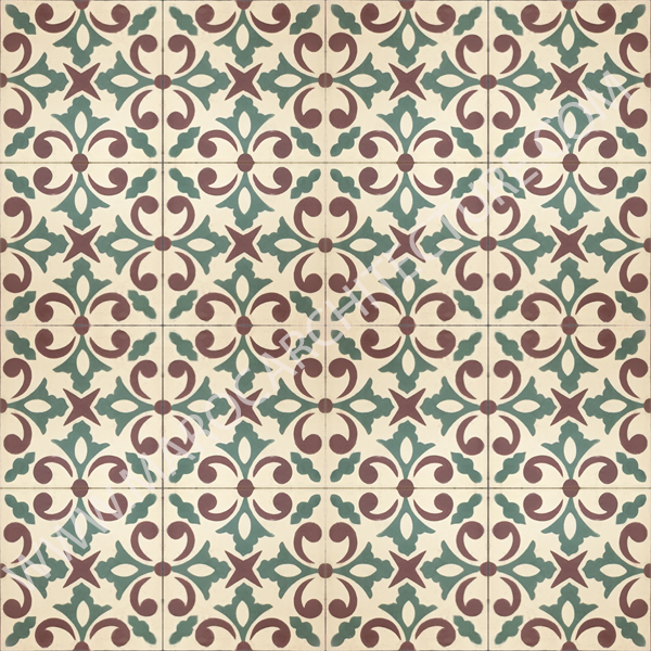 Moroccan cement tile by Maroc Architecture et Zellij