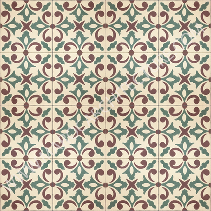 Moroccan cement tile by Maroc Architecture et Zellij