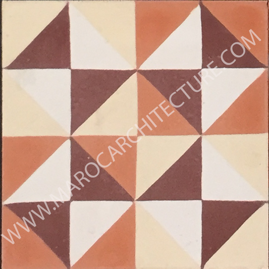 Moroccan cement tile by Maroc Architecture et Zellij