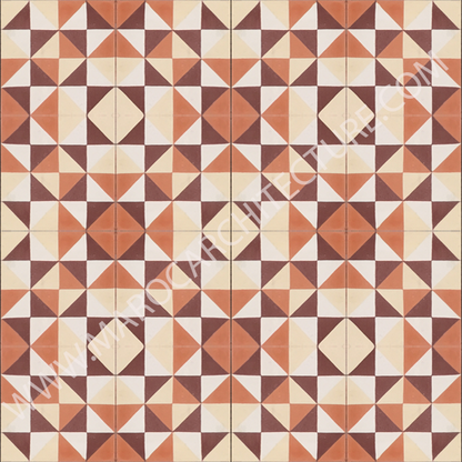 Moroccan cement tile by Maroc Architecture et Zellij