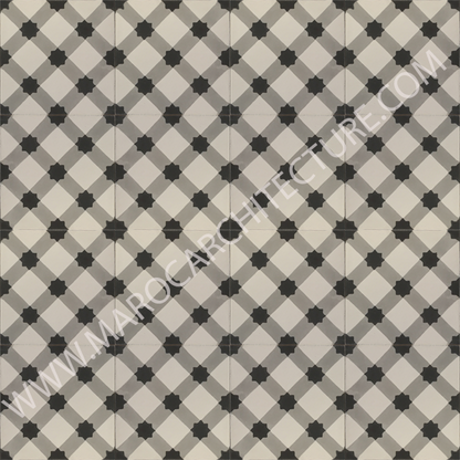 Moroccan cement tile by Maroc Architecture et Zellij