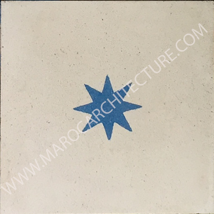 Moroccan cement tile by Maroc Architecture et Zellij