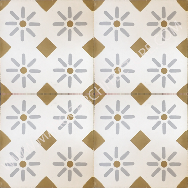 Moroccan cement tile by Maroc Architecture et Zellij