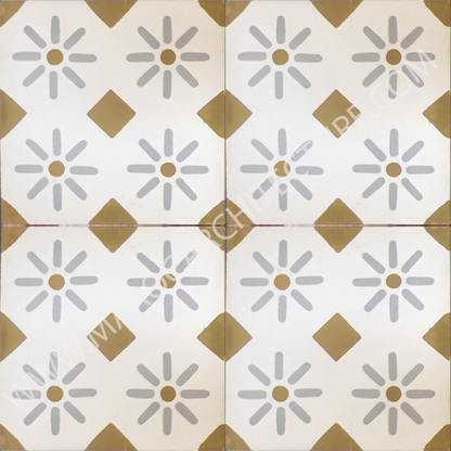 Moroccan cement tile by Maroc Architecture et Zellij