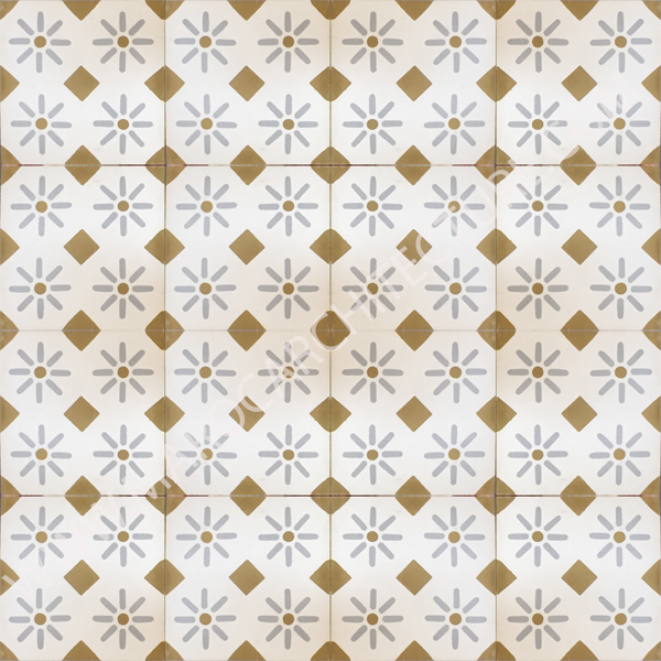 Moroccan cement tile by Maroc Architecture et Zellij