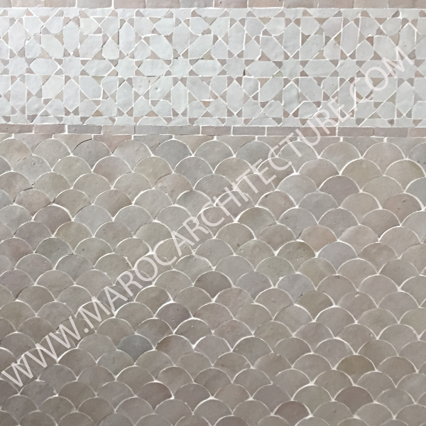 Moroccan mosaic tiles