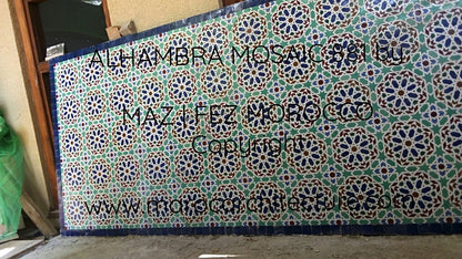 ALHAMBRA MOSAIC 881 by Maroc Architecture et Zellij