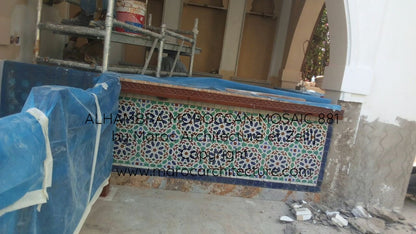 ALHAMBRA MOROCCAN MOSAIC 881 by Maroc Architecture et Zellij