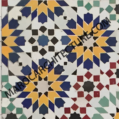 Moroccan mosaic tiles