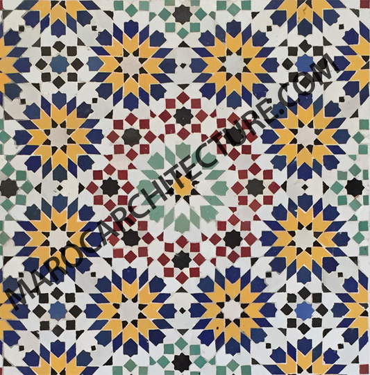 Moroccan mosaic tiles for bathroom