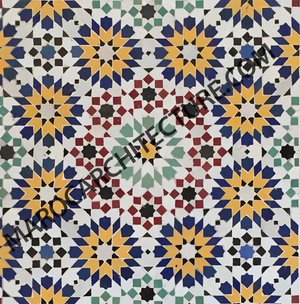 Moroccan mosaic tiles for bathroom