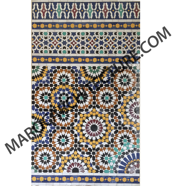 TWENTY FOUR POINTED STAR MOSAIC - 2403