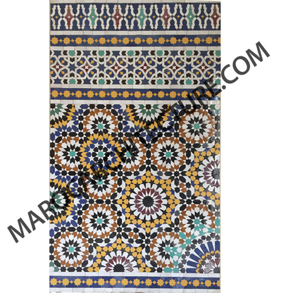 TWENTY FOUR POINTED STAR MOSAIC - 2403