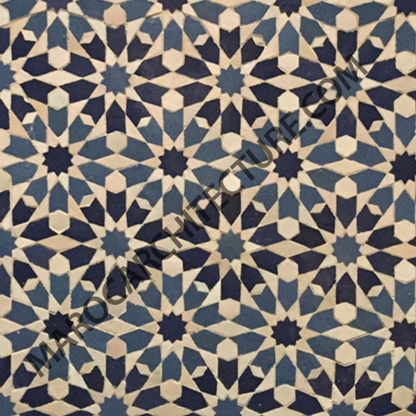 TEN POINTED STAR MOSAIC - 21101