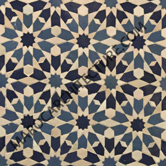 TEN POINTED STAR MOSAIC - 21101