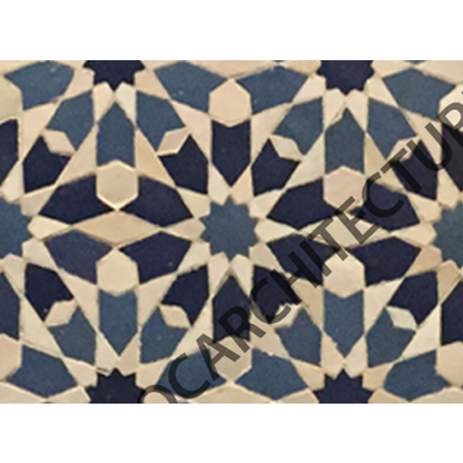 TEN POINTED STAR MOSAIC - 21101