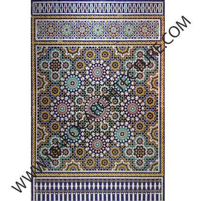 TWENTY FOUR POINTED STAR MOSAIC - 2402