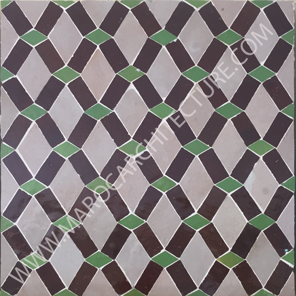 handmade modern Moroccan mosaic tiles by Maroc Architecture et Zellij
