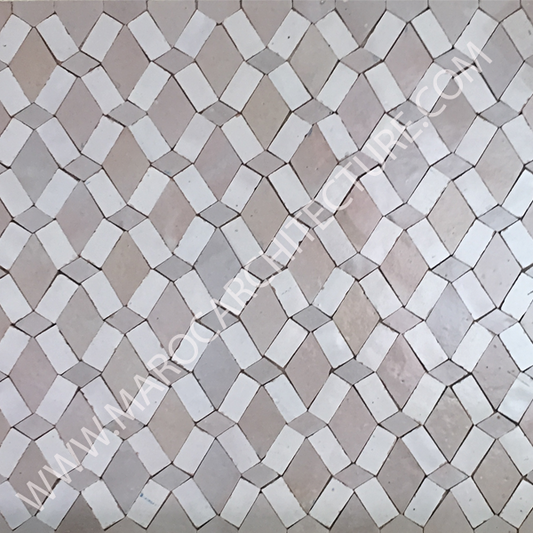 handmade modern Moroccan mosaic tiles by Maroc Architecture et Zellij
