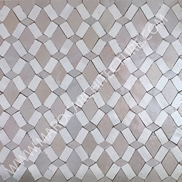 handmade modern Moroccan mosaic tiles by Maroc Architecture et Zellij
