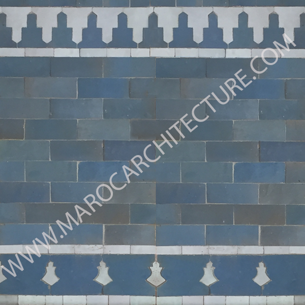 Moroccan zellij tiles
