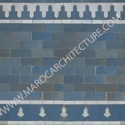 Moroccan zellij tiles