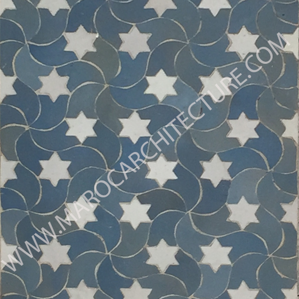 Modern handmade moroccan mosaic tiles by Maroc Architecture et Zellij