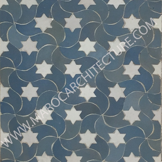 Modern handmade moroccan mosaic tiles by Maroc Architecture et Zellij