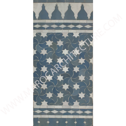 Modern handmade moroccan mosaic tiles by Maroc Architecture et Zellij