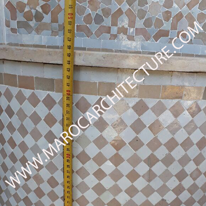 Moroccan mosaic fountain by Maroc Architecture et Zellij