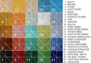 50 pointed star Moroccan mosaic tile colors by Maroc Architecture et Zellij