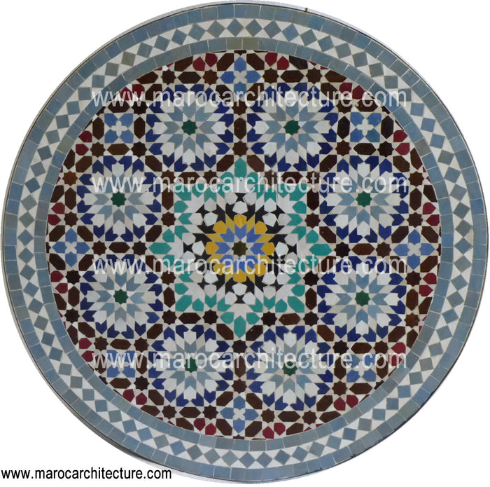 MOROCCAN MOSAIC TABLE 1907
