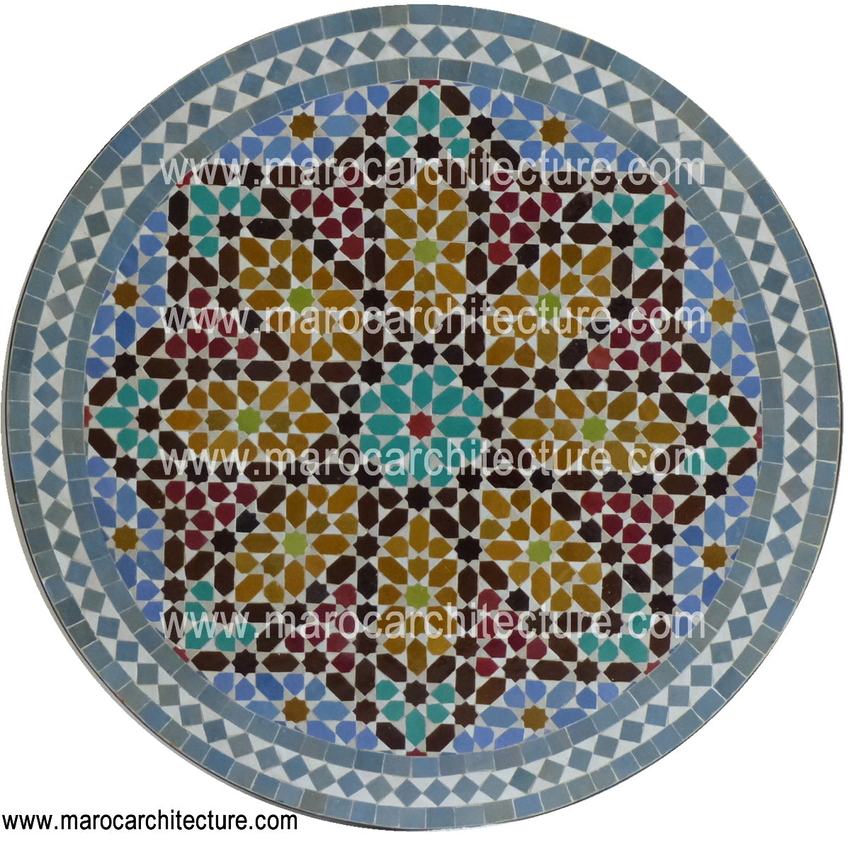 MOROCCAN MOSAIC TABLE 1910