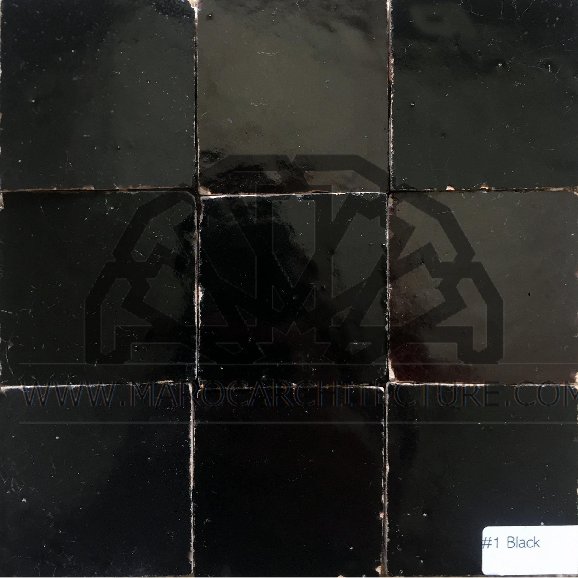 Moroccan zellij tiles