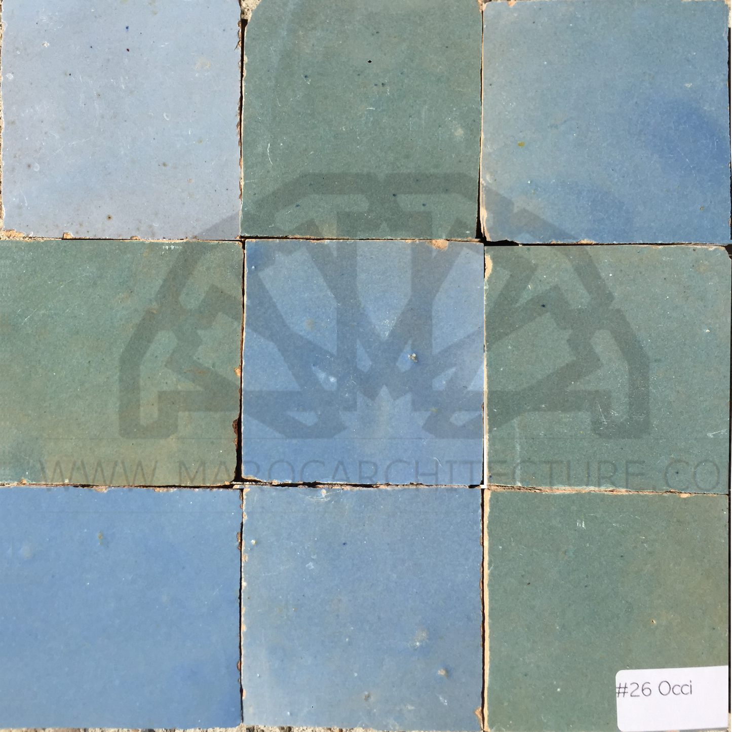 Moroccan zellij tiles