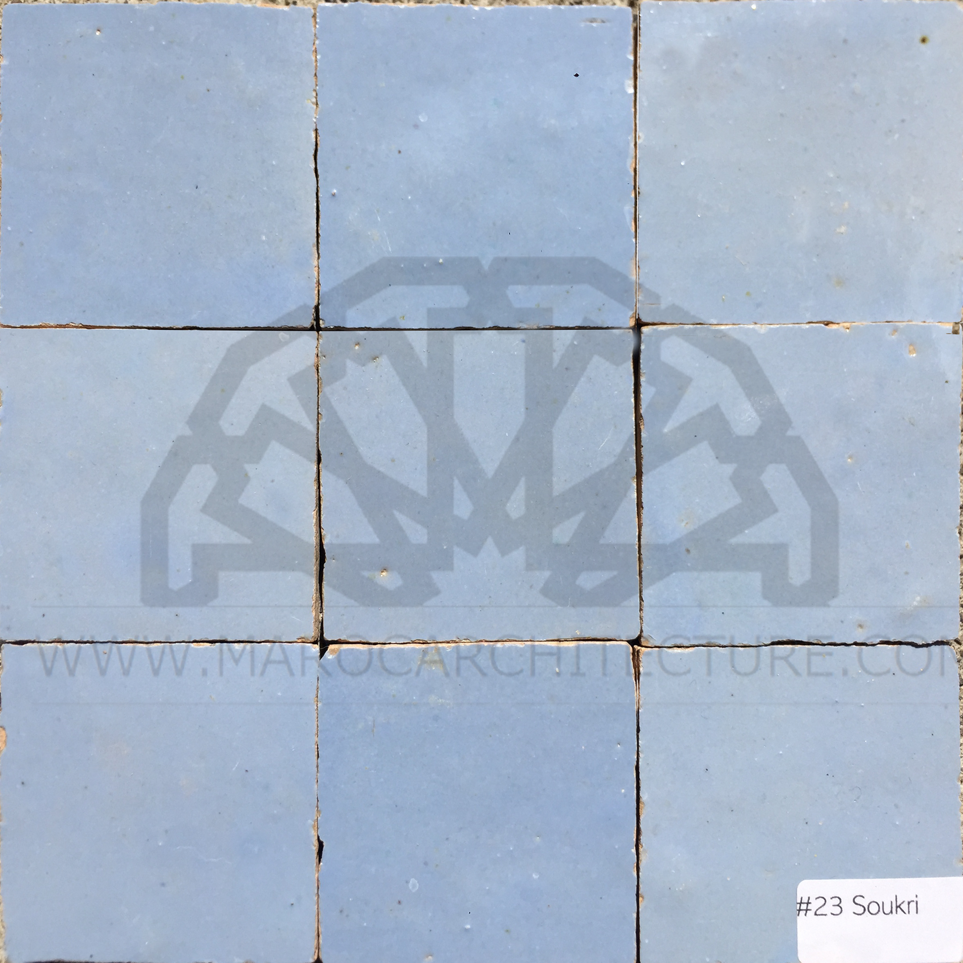 Moroccan zellij tiles