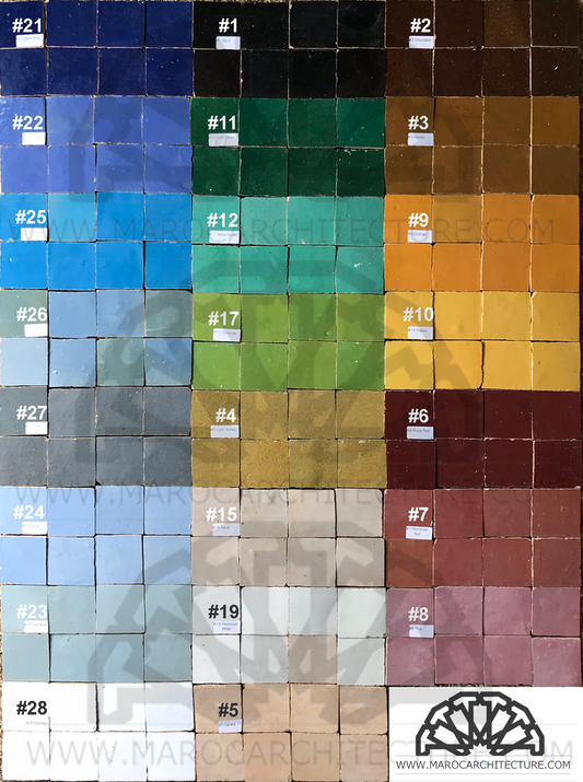 MOROCCAN TILE COLORS
